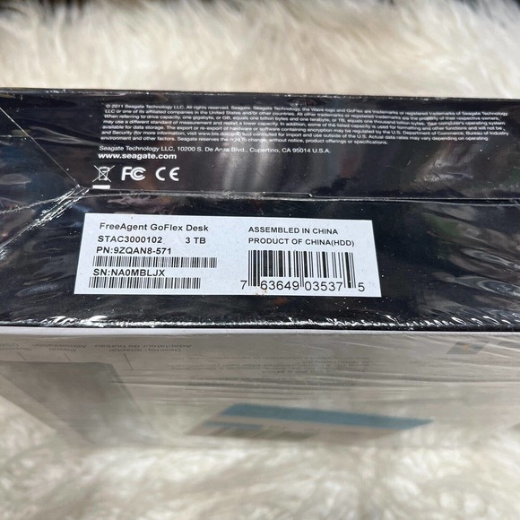 SEAGATE GOFLEX DESK EXTERNAL DRIVE 3TB PC AND MAC USB 3.0 - Picture 4 of 4